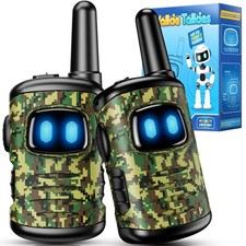 Toys for 3-8 Year Old Boys: Mini Robots Walkies Talkies 2 Pack Christmas Birt...