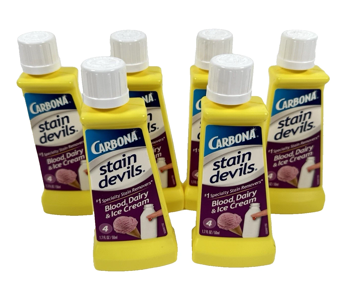 (Pack of 6) Carbona Stain Devils Stain Remover for Blood, Dairy & Baby Formula