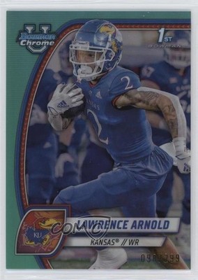 2024 Bowman U Chrome Aqua Refractor 98/299 Lawrence Arnold #120 13c5
