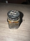 Vintage Ink Glass Bottle Fancy Diamond Embossed Design Early20th With Ink — photo 1