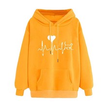 Sweat à capuche femme imprimé rétro hiphop sport manches longues adapté à t