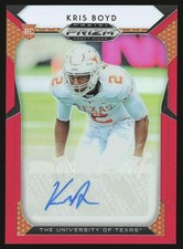 2019 Panini Prizm Draft Picks #225 Kris Boyd Orange Autographs AU