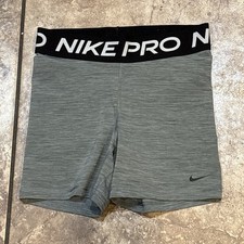 Nike Pro Dri-Fit Women  s medium/m Compression Fitted Gray Shorts