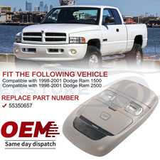 Overhead Console Dome Light Storage For 1998-2002 Dodge Ram 1500 2500 55350657