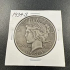 1934-S Peace Silver Dollar - .9 / San Francisco Mint / Nice Coin! - No Reserve!