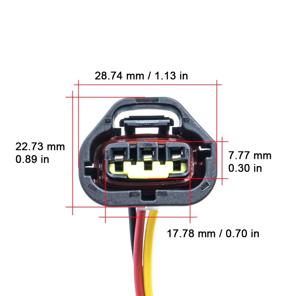 Conector sensor posición cigüeñal Jeep Wrangler. 2001-2004. 56027865AB Foto 3 de 4