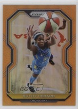 2021 Panini Prizm WNBA Orange Prizm 37/50 Ruthy Hebard #84 0q5k