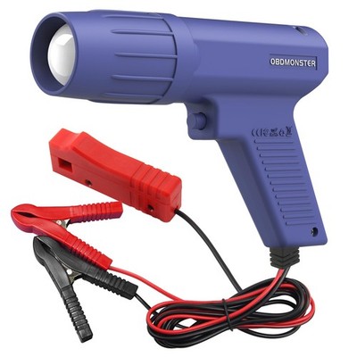 OBDMONSTER Pro Ignition Timing Light, 12V Engine Strobe Lamp Inductive Blue 
