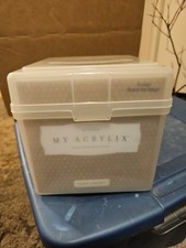 Lot of 15 CTMH Close to My Heart Acrylix Stamp Sets with Storage Box Organizer