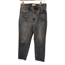 Abercrombie  Fitch The Ankle Straight Ultra High Rise Jeans Tapered Denim