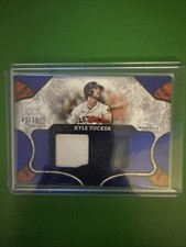 2025 Topps Tier One - Tier One Relics Kyle Tucker #T1R-KT Blue Dual /99 (MEM)