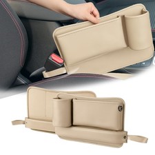 Car Seat Gap Filler Organizer 2 Pack, Car Seat Organizer with Cup Holders, 3-...