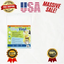 50 Sheets White Static Cling Film - Easy Peel & Stick DIY Decorations (9" x 12")