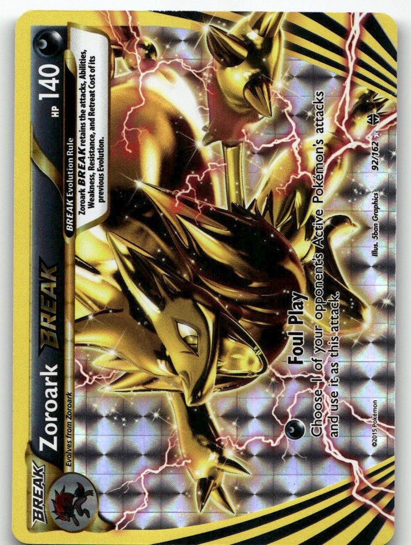 Zoroark BREAK Holo Rare BREAK XY BREAKthrough 92/162 NM