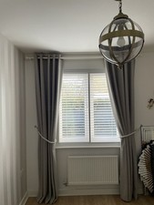 Dunelm Pole with Curtain Pair