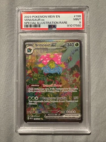 Venusaur EX 198/165 Special Illustration Rare Scarlet & Violet: 151 - PSA 9