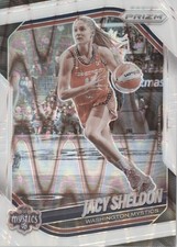 2025 Panini Prizm WNBA Jacy Sheldon Silver Prizm #113 Washington Mystics
