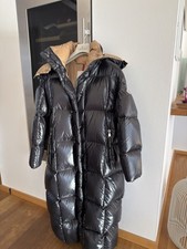 Moncler Daunenmantel PARNAIBA Damen Schwarz Camel Gr. S/M Rechnung