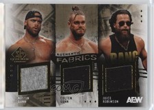 2025 SP Game Used AEW Authentic Fabrics Trios Colten Gunn Juice Robinson ob9