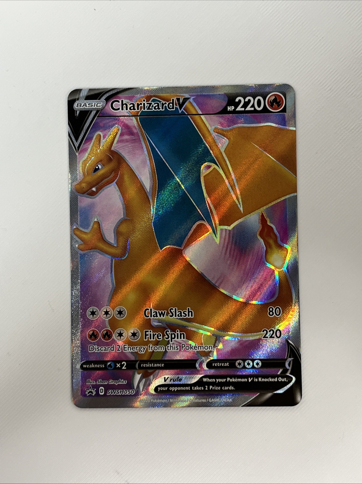 SWSH: Sword & Shield Promo Cards #SWSH050 Charizard V