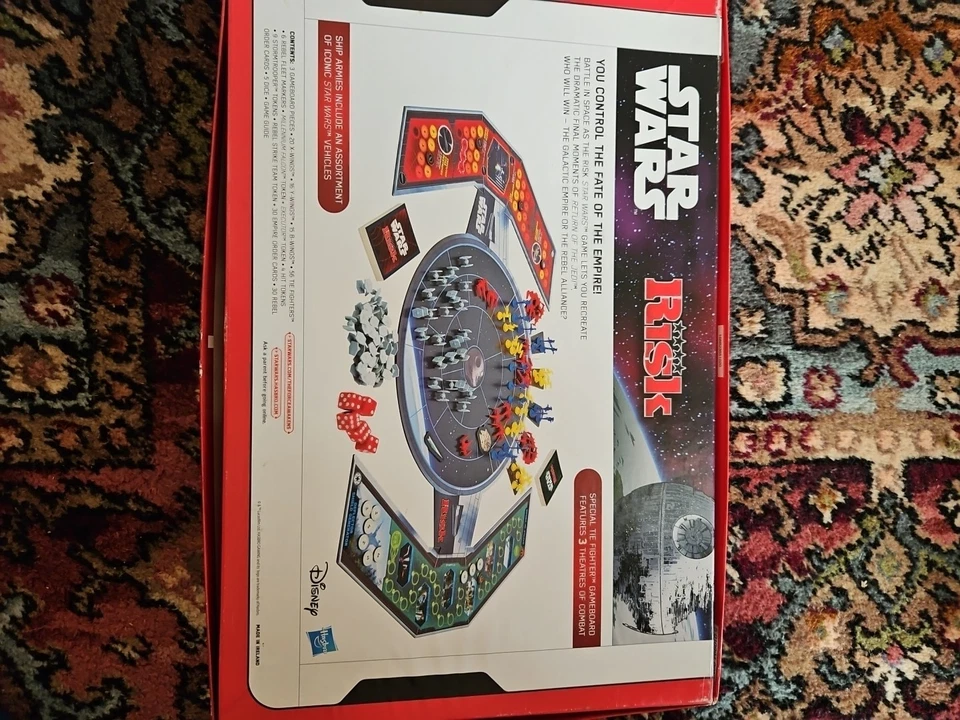 Star Wars Risk Strategy Board Game Hasbro for Age 10+ 100% Complete Great Cond - Image 3 of 4