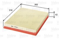 Valeo Luftfilter U.A. FüR Jeep, Nissan, Opel, Renault, Renault Trucks, Vauxhall