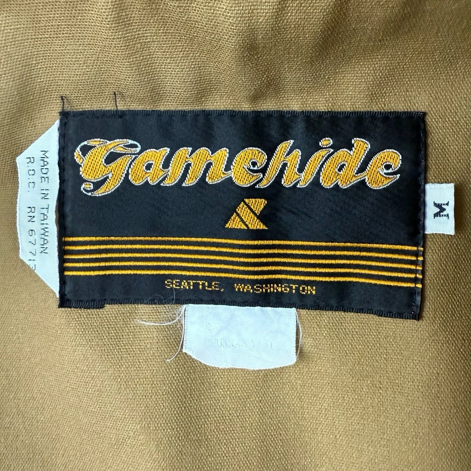 Vintage Gamehide Vest Mens M Tan Shooting Hunting Utility Ammo Pockets Canvas. - Image 4 of 4