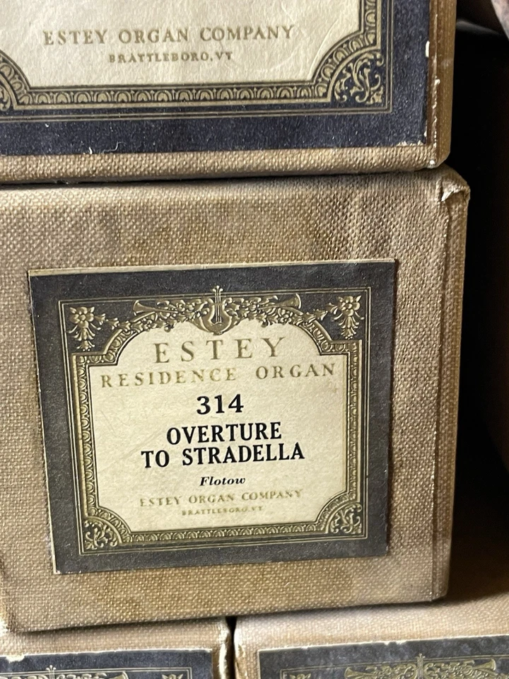 11 rollos de organero de Charles Fisher Mansion Estey Residence órgano C 1900 Foto 4 de 4