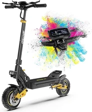 Electric Scooter,Up to 37 MPH,2400W Motor,Dual Disc Brakes Adults E-Scooter