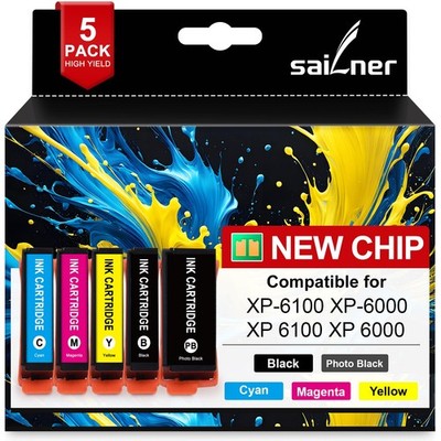 SAILNER  Ink Cartridge Replacement for Epson 302 302XL T302XL Ink Cartridges