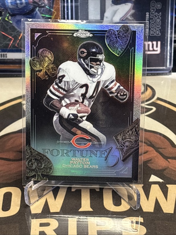 2025 Topps Chrome - Fortune 15 Walter Payton #F15-34 Refractor