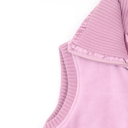 Next Women's Pink Fleece Bodywarmer Waistcoat Size 14 - Picture 11 of 12