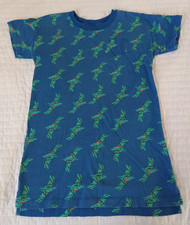 Used Boys Size 8 / 130 Hanna Andersson Pterodactyl Dinosaur Long Pajama Shirt