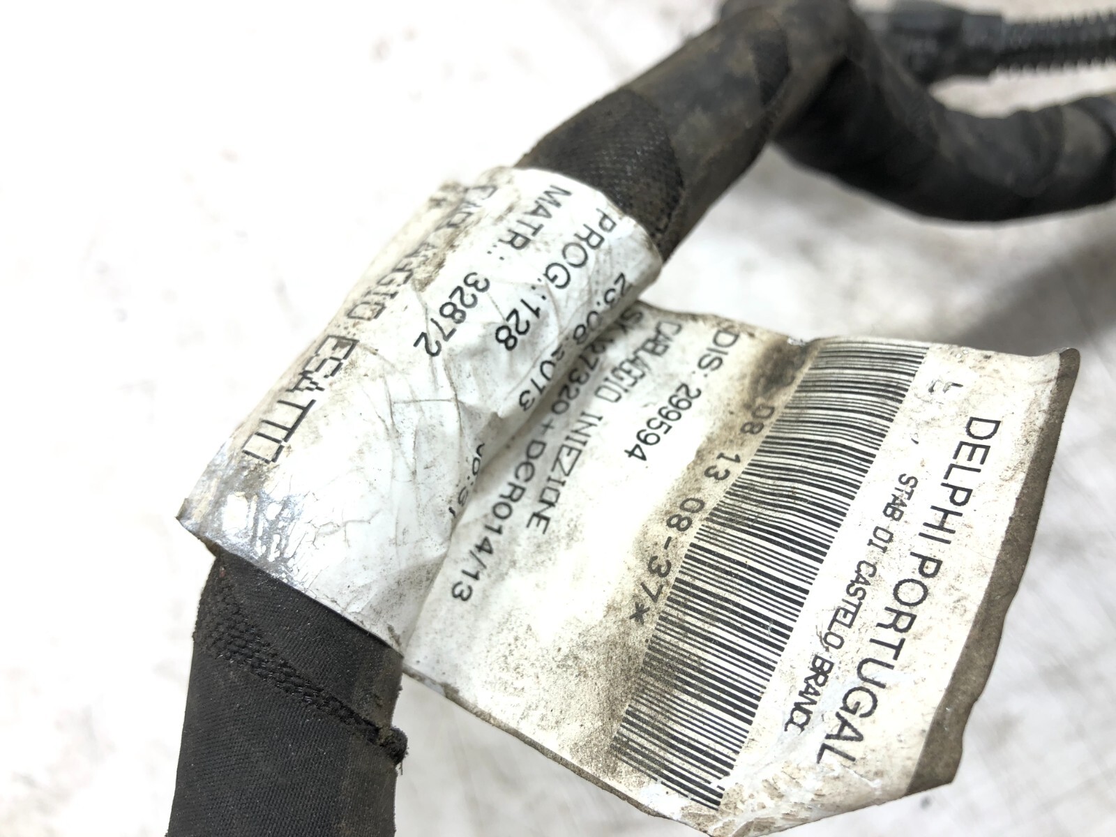 2014-2019 MASERATI GHIBLI 3.0L V6 ENGINE WIRING HARNESS OEM #DAMAGED.