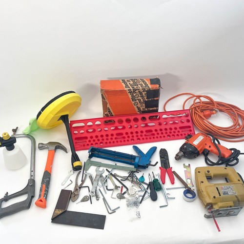 Bulk Lot of Tools-work shop-man cave-Hand/Electric Jigsaw-Drill-Square-Hammer