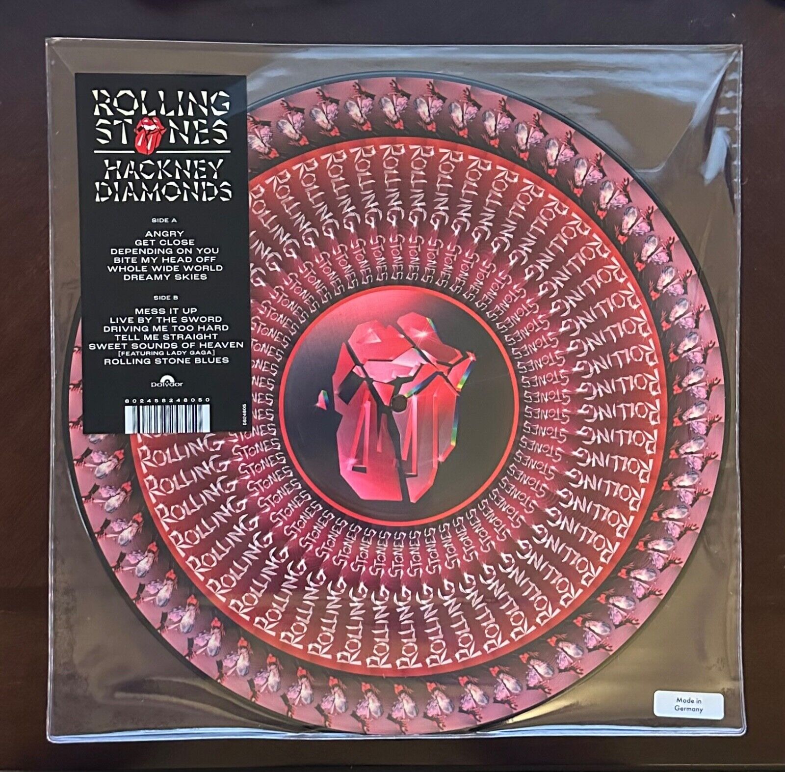 IN HAND! Rolling Stones Hackney Diamonds Ltd Ed Zoetrope Vinyl SOLD OUT LAST ONE