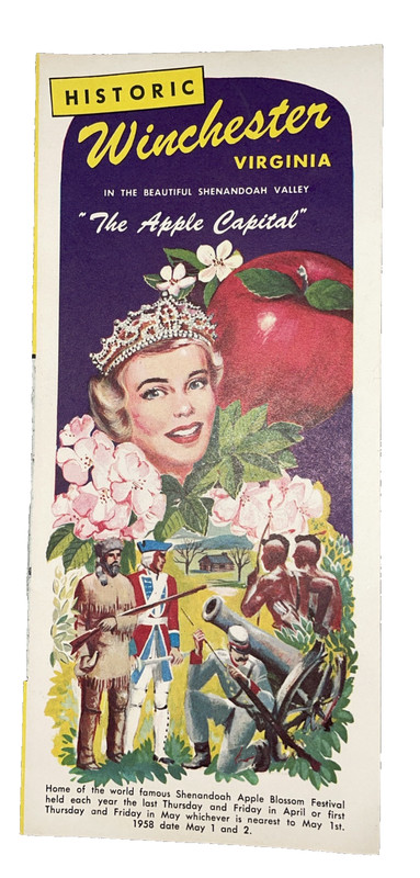 Winchester VA “Historic Winchester Virginia” Pamphlet 1959