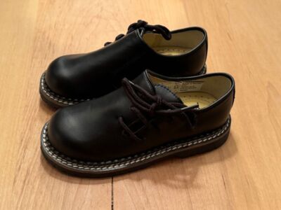 Kid costume costume shoes children's shoe Haferl shoe black 20-39 Z Lederhosen