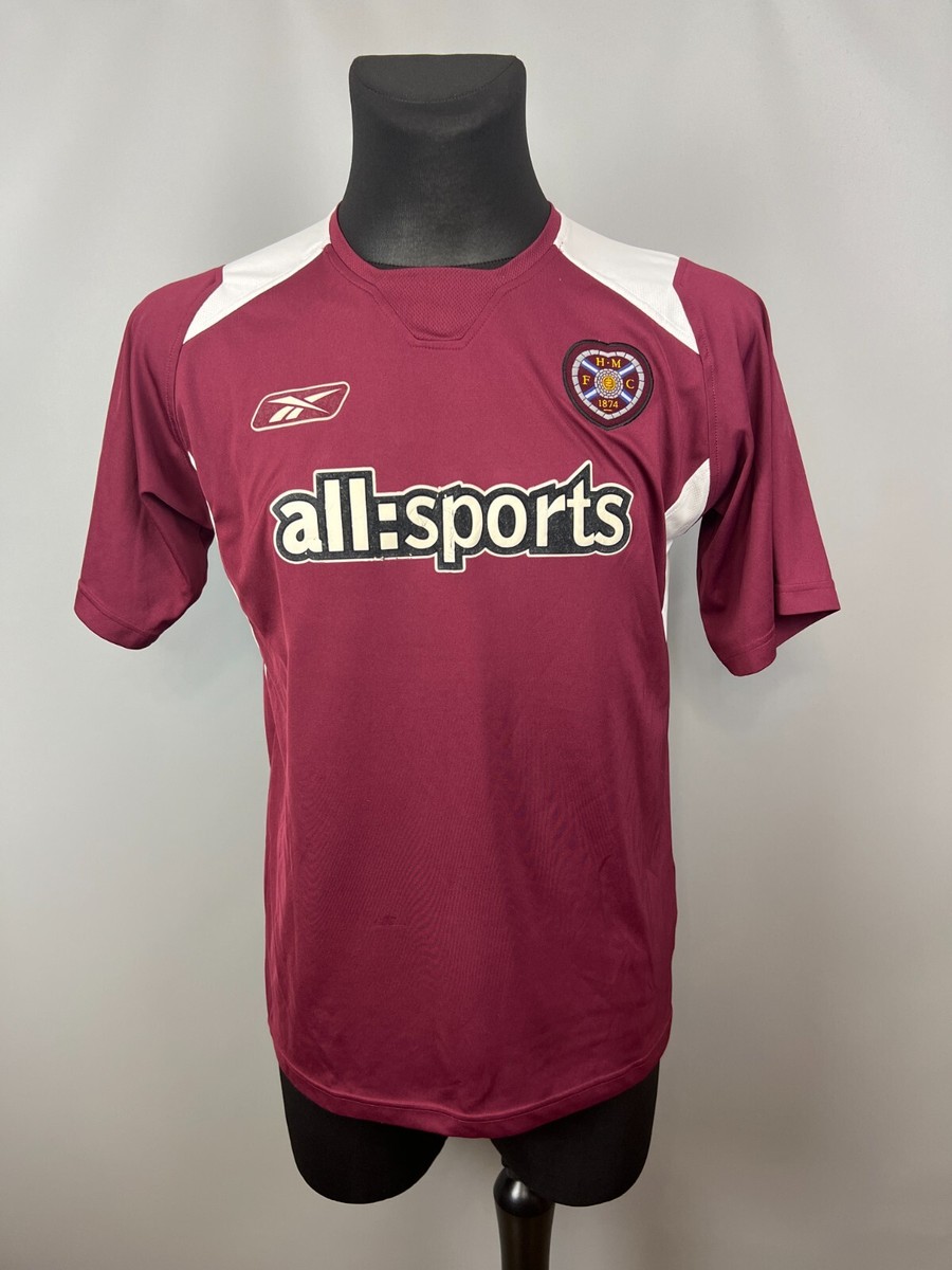 HEART OF MIDLOTHIAN 2004 2005 HOME SHIRT FOOTBALL SOCCER JERSEY