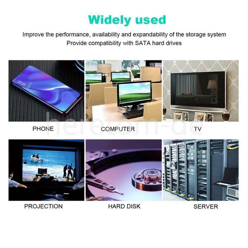 Mini-SAS 26P SFF-8088 AUF 4x SATA 7Pin 6Gb / S Adapterkabel 30AGW 1M @DE - Bild 5 von 9