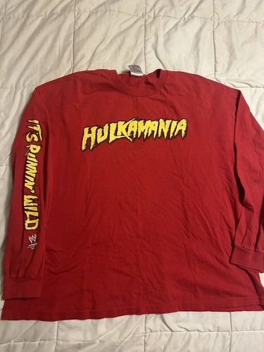 Vintage WWF WWE Hollywood Hulk Hogan Hulkamania Still Runnin’ Wild Shirt 2XL