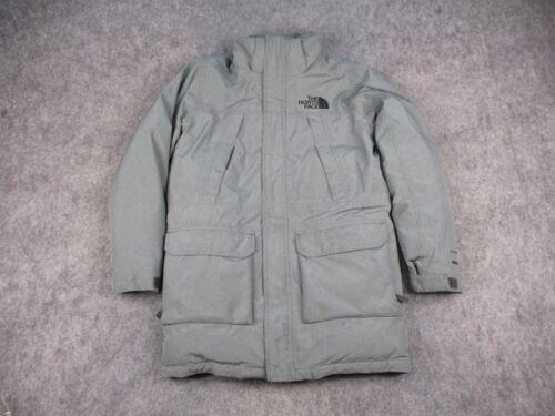 The North Face Jacket Youth XL gris duvet 550 manteau tampon fermeture éclair garçons filles - Photo 1 sur 21