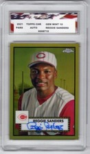 2021 Topps Chrome Gold Reggie Sanders Auto #PA-RS AGC 10 Gem Mint44/50