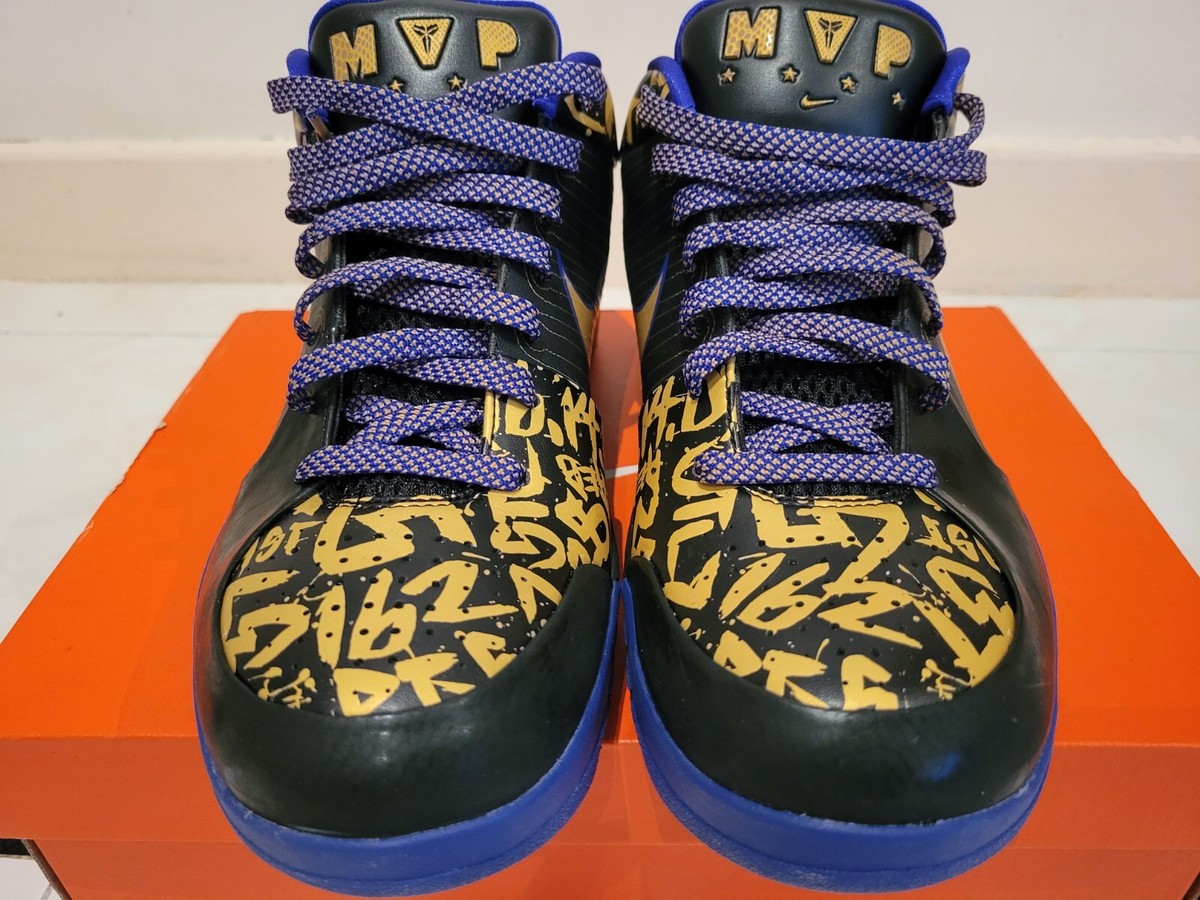 Nike Kobe 4 Zoom IV 4 'MVP POP Finals Away', Size 10, DS | eBay Nike Kobe 4 Zoom IV 4 'MVP POP Finals Away', Size 10, DS | eBay