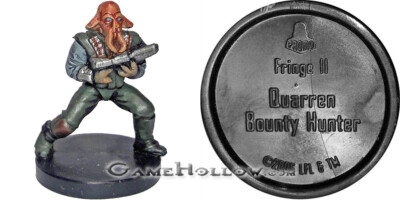 Star Wars Miniatures Bounty Hunters QUARREN BOUNTY HUNTER PROMO #45 Non-Repaint