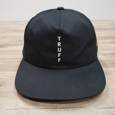 Truff Hot Sauce Logo Hat Cap Snapback Black Spell Out Adjustable