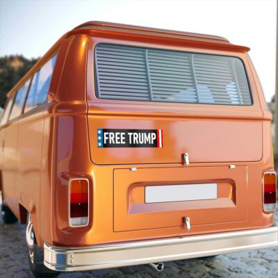 Free Trump Bumper Sticker Monster Size 15x3.75 Say It Like You Mean It