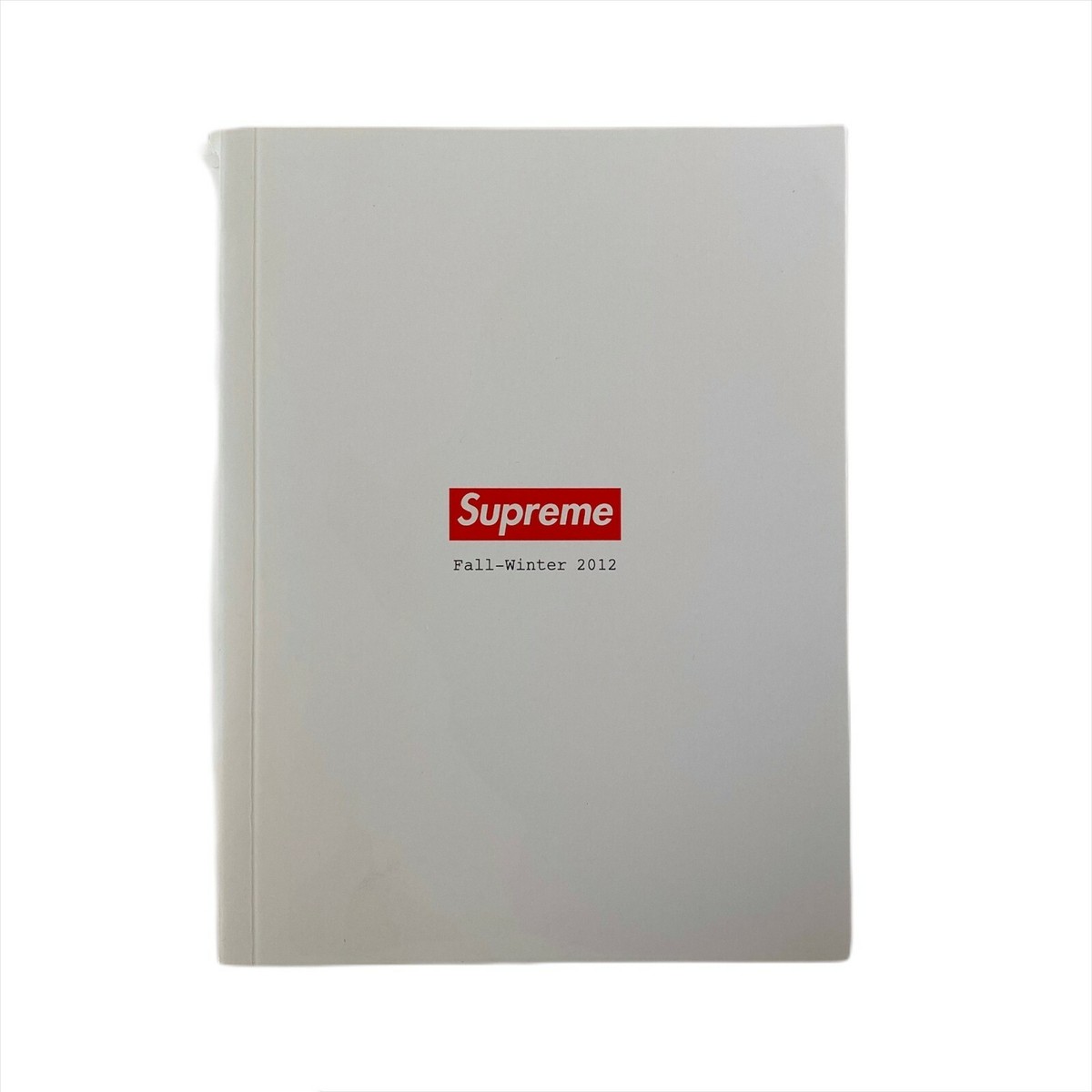 Supreme Lookbook White F/W 12 box logo | eBay