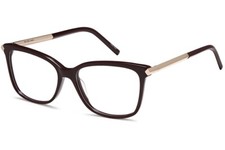 CAPRI OPTICS DICAPRIO DC332 WOMEN'S EYEGLASSES 54-16-140 BURG/GOLD W/ SOFT CASE