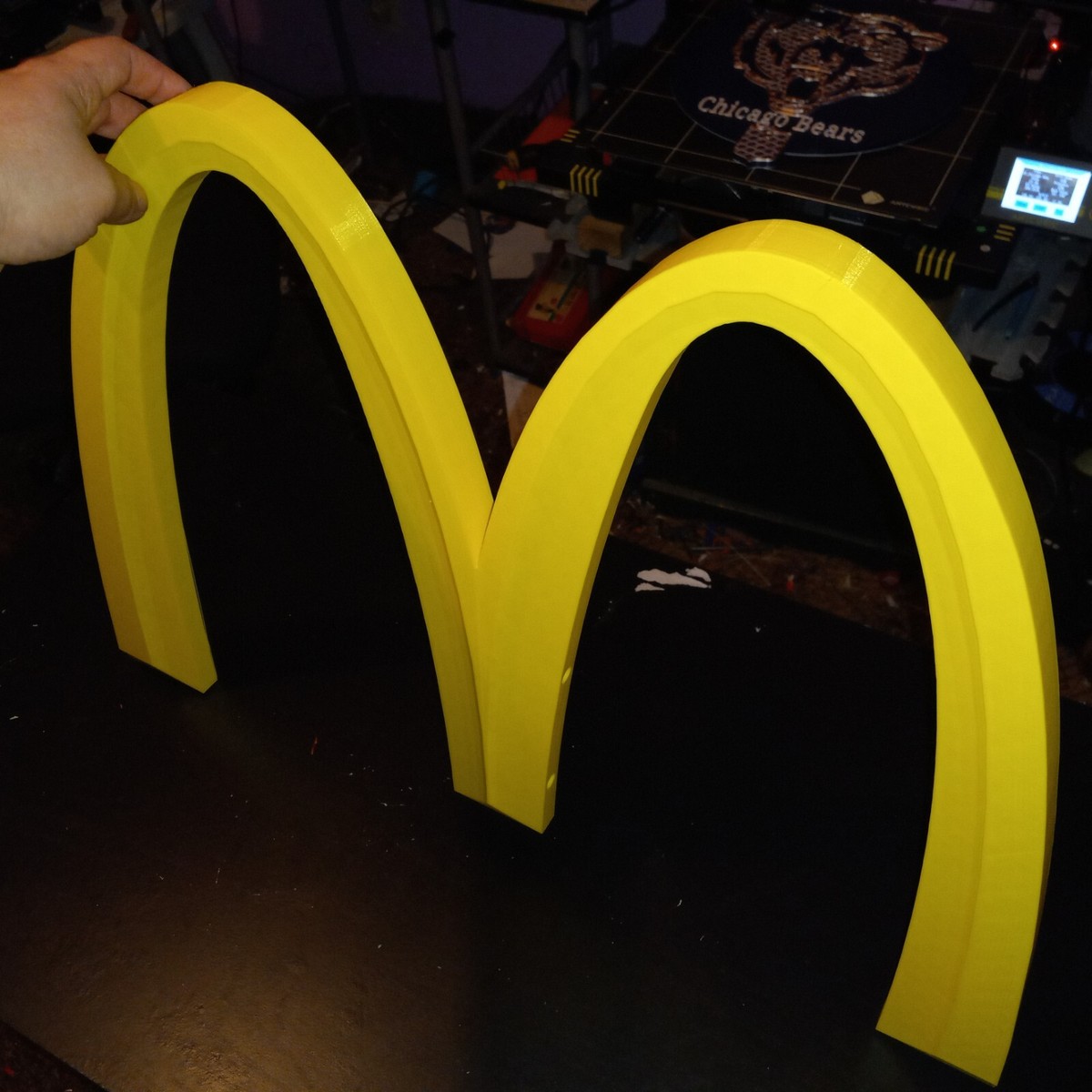 McDonald's Big “M” 3D Advertising Sign Golden Arches 25 Inch